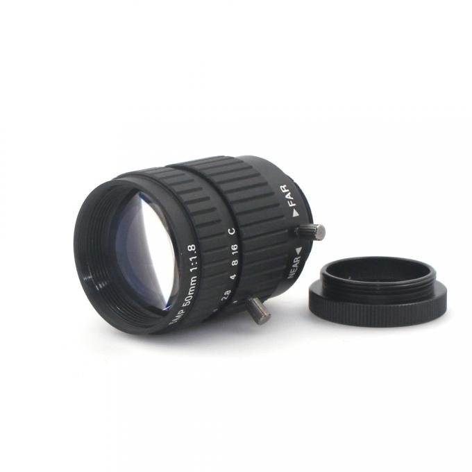 5MP 50mmの固定焦点のCS、cctvの産業顕微鏡のカメラのCCTVのカメラ レンズのためのCの台紙