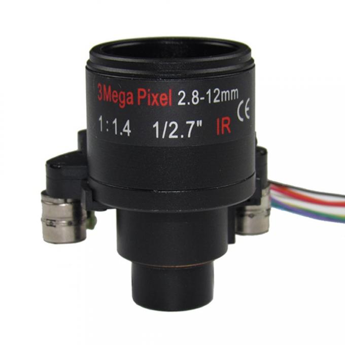 ステップ・モータ レンズ、2.8-12mm vari焦点レンズ、モーター ズームレンズ、モーター焦点レンズ