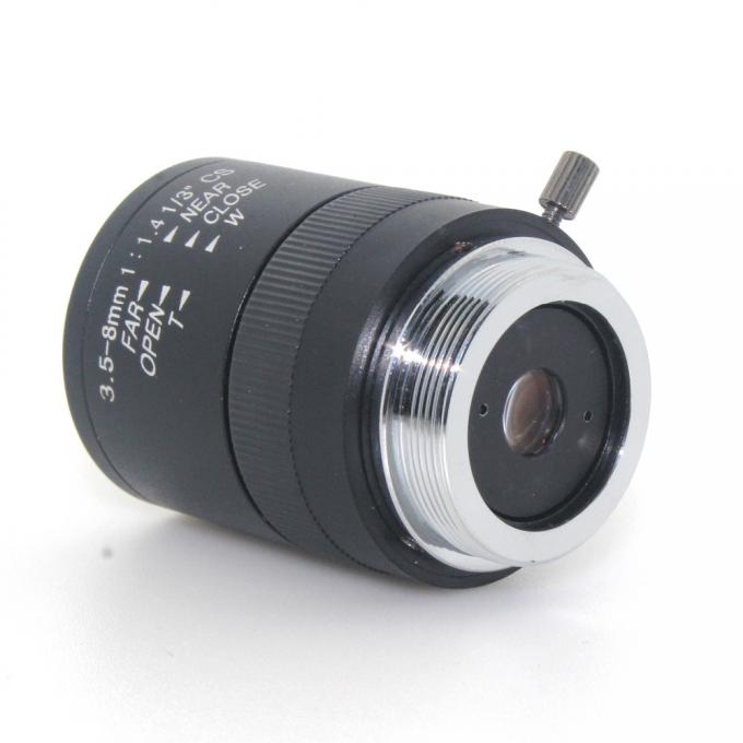 3.5-8mm HDの監視レンズのCSインターフェイス1/3マシン ビジョン レンズのmegapixelの手動開きの手動焦点レンズ