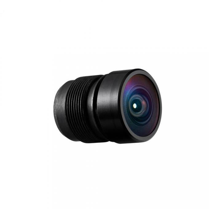 車の台紙レンズ1.61mm 1/4枚のサイズDFOV 177 Deg TTL 18.38mm M12 F2.0の背面図車レンズ
