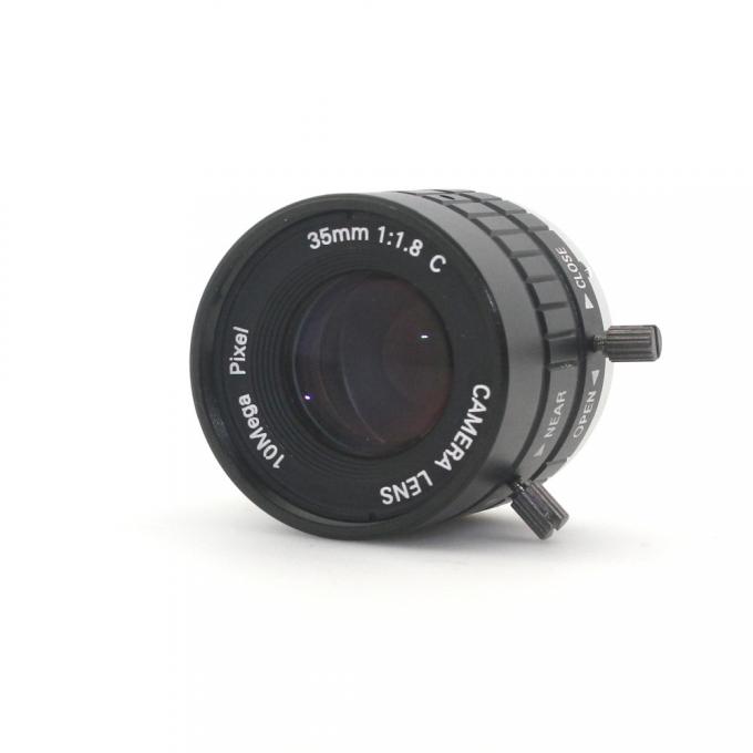 10MP 35mmレンズの1:1.8 HDの産業カメラのCCTVのカメラの産業顕微鏡のための手動アイリス焦点レンズCの台紙レンズ