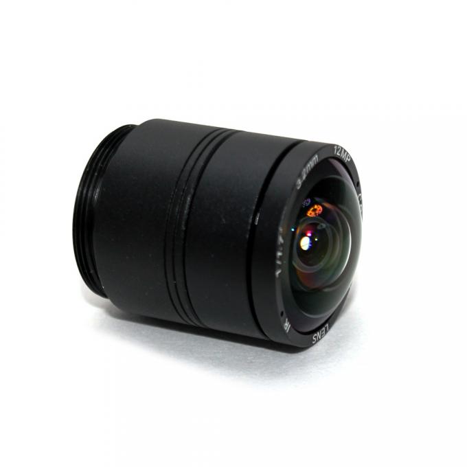 12Megapixel 4K 3.2mmレンズの固定CSレンズ12MP 3.2mm 150度4K IP CCTVの箱形カメラのための1/1.7インチ